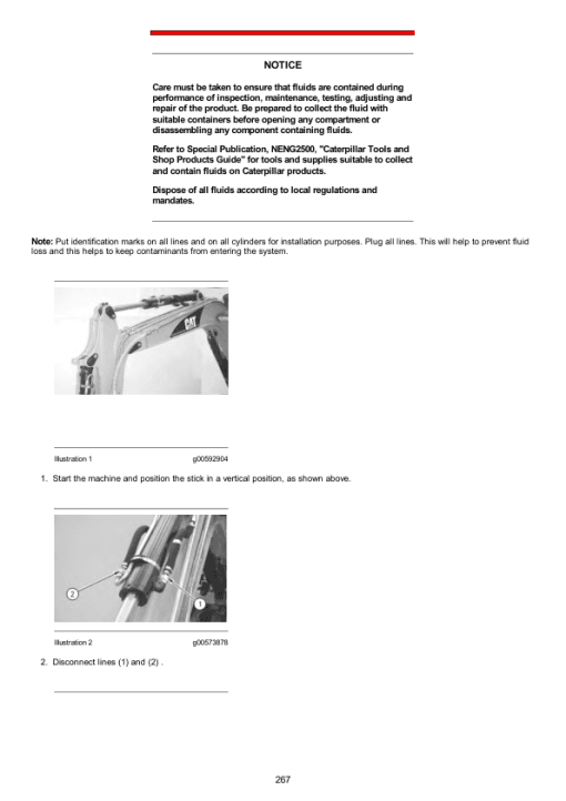 Caterpillar CAT 302.5 Mini Hydraulic Excavator Service Repair Manual (4AZ00001 and up) - Image 4