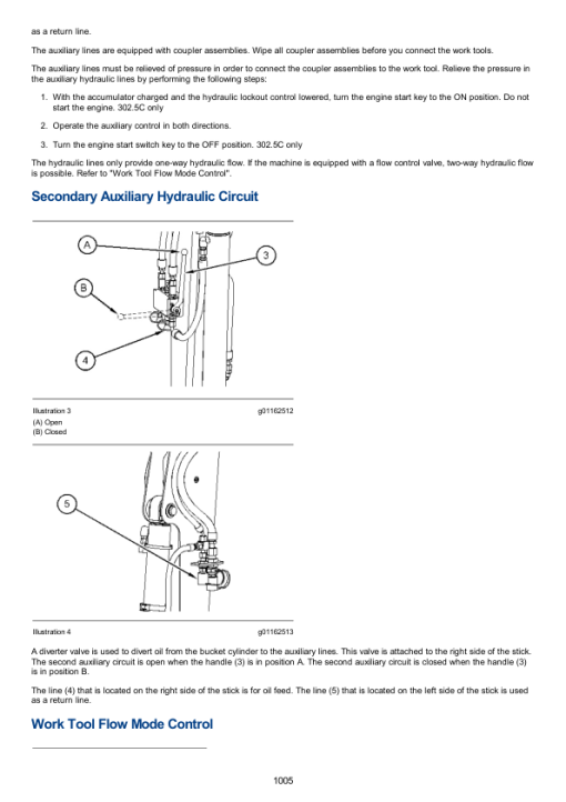 Caterpillar CAT 302.5C Mini Hydraulic Excavator Service Repair Manual (GBB00001 and up) - Image 2