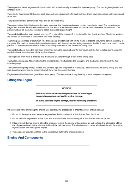 Caterpillar CAT 3034 Engine Machine Service Repair Manual (3NW00001 and up) - Image 5