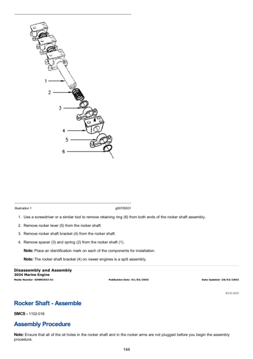 Caterpillar CAT D398A Marine Engine Service Repair Manual (67B00001 and up) - Image 3