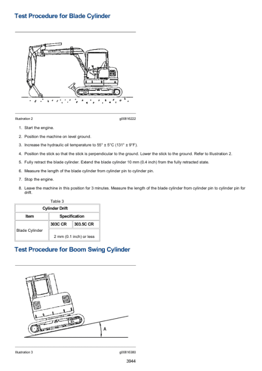 Caterpillar CAT 304.5 Mini Hydraulic Excavator Service Repair Manual (WAK00001 and up) - Image 5