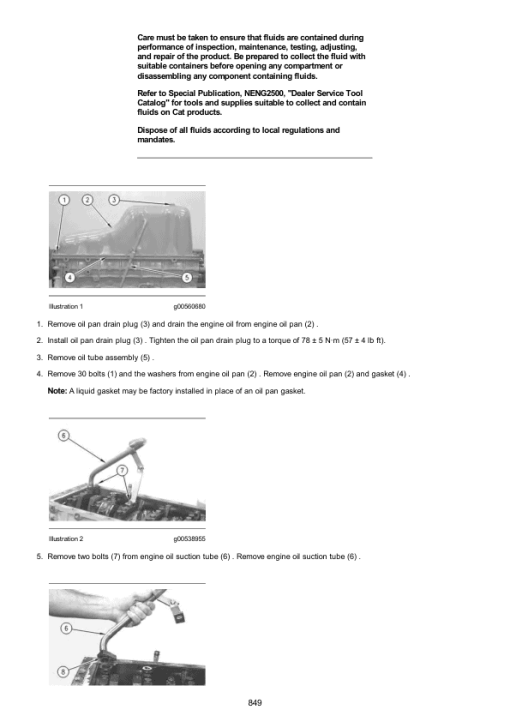 Caterpillar CAT 3044C Engine Machine Service Repair Manual (CJS00001 and up) - Image 5