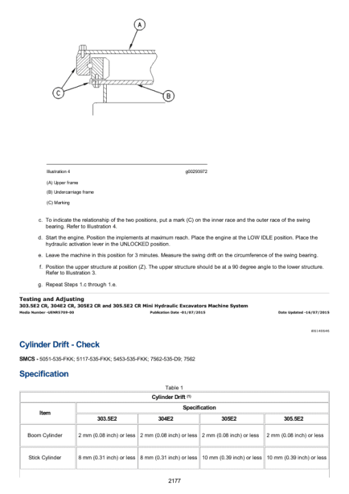 Caterpillar CAT 320, 320L Track Excavator Service Repair Manual (8LK00001 and up) - Image 2