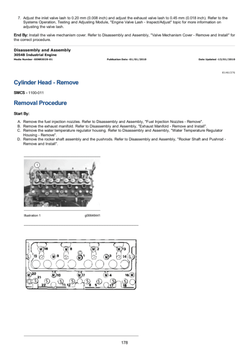 Caterpillar CAT 3054B Engine Service Repair Manual (5MF00001 and up) - Image 3