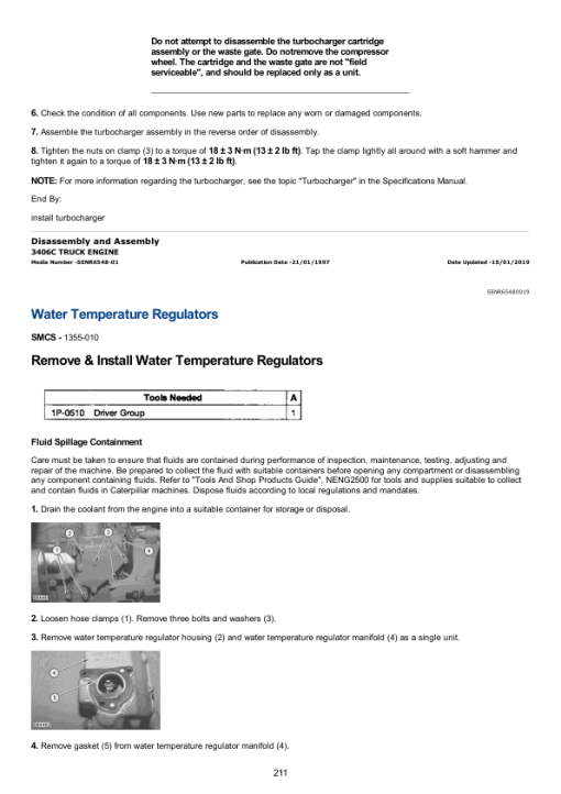 Caterpillar CAT 305E2CR Mini Hydraulic Excavator Service Repair Manual (PYR00001 and up) - Image 3