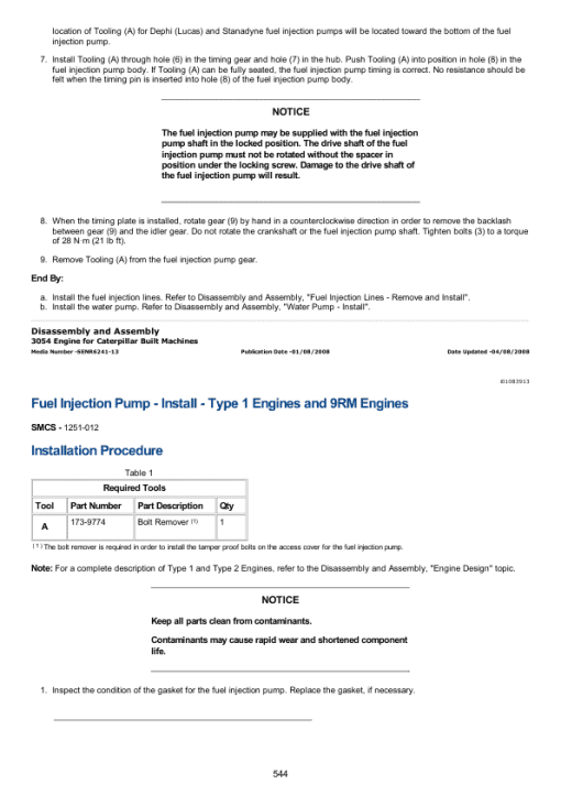 Caterpillar CAT 307 Excavator Service Repair Manual (2WM00500 and up) - Image 5