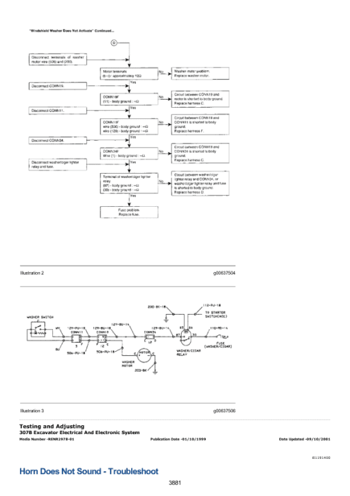 Caterpillar CAT 307B Mini Hydraulic Excavator Service Repair Manual (6KZ00001 and up) - Image 4