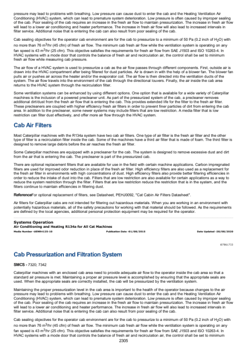 Caterpillar CAT 308E2SR Mini Hydraulic Excavator Service Repair Manual (JC500001 and up) - Image 2