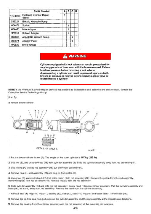 Caterpillar CAT 311 Track Type Excavator Service Repair Manual (9LJ00001 and up) - Image 5