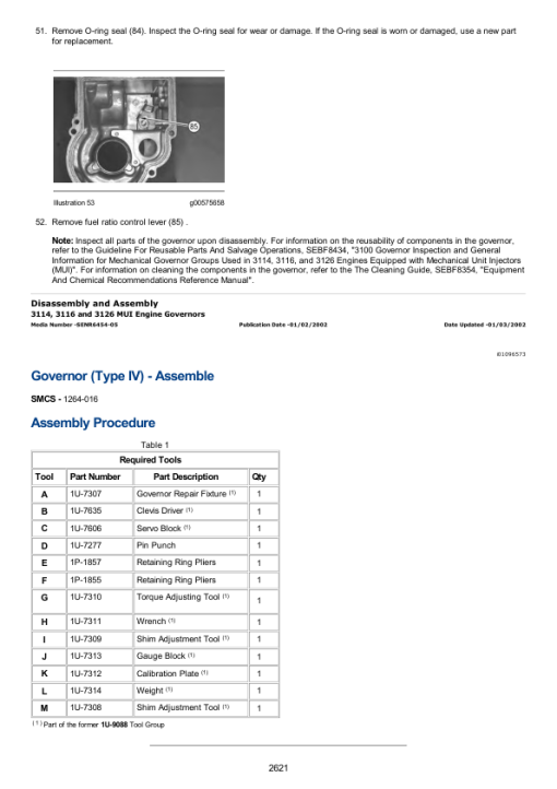 Caterpillar CAT 3116 Marine Engine Service Repair Manual (4KG00001 and up) - Image 4