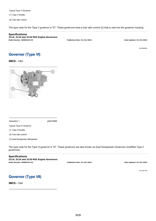 Caterpillar CAT 3126 Marine Engine Service Repair Manual (8NM00001 and up) - Image 3