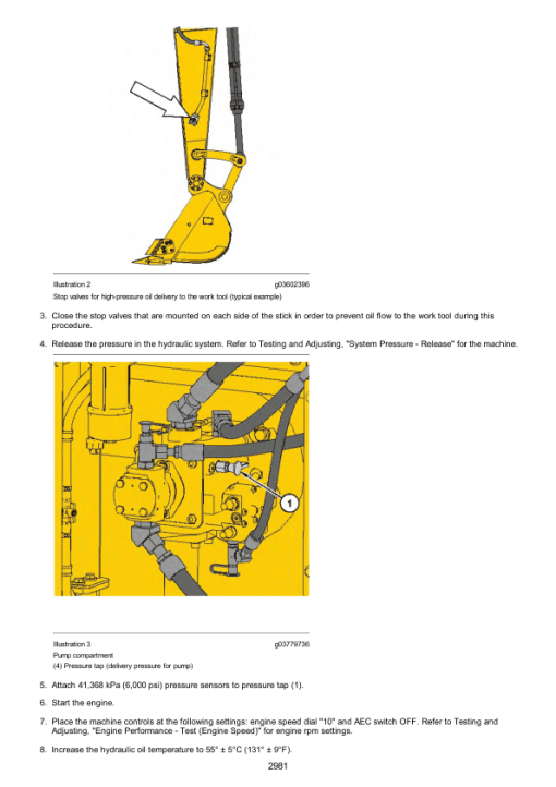 Caterpillar CAT 313F LGC Excavator Service Repair Manual (GJD00001 and up) - Image 4