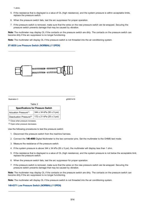 Caterpillar CAT 314C, 314C CR Excavator Service Repair Manual (SNY00001 and up) - Image 5