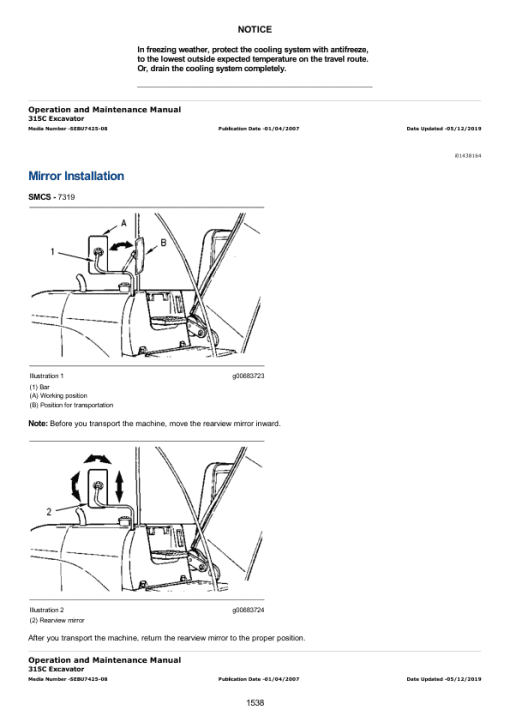 Caterpillar CAT 330B Excavator Service Repair Manual (9HN00001 and up) - Image 2