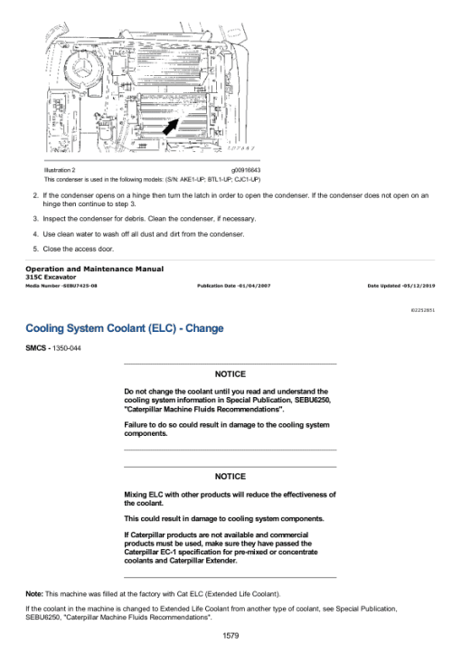 Caterpillar CAT 330B Excavator Service Repair Manual (9HN00001 and up) - Image 3