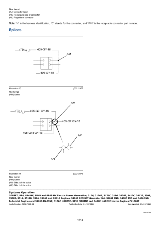 Caterpillar CAT 3176B Marine Engine Service Repair Manual (9WK00001 and up) - Image 2