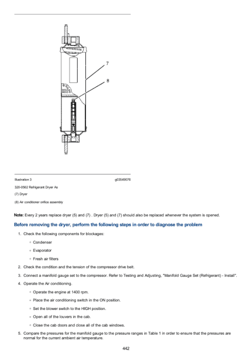 Caterpillar CAT 320, 320L, 320N Track Type Excavator Service Repair Manual (2DL00214 and up) - Image 5