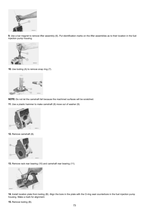 Caterpillar CAT 3204 Engine Machine Service Repair Manual (1AK00001 and up) - Image 5