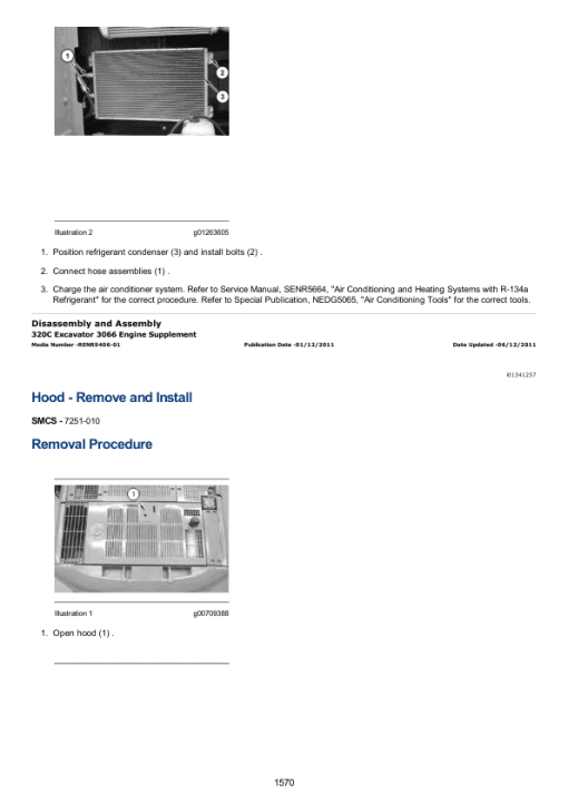 Caterpillar CAT 320C, 320C L, 320CL Excavator Service Repair Manual (HKT00001 and up) - Image 2