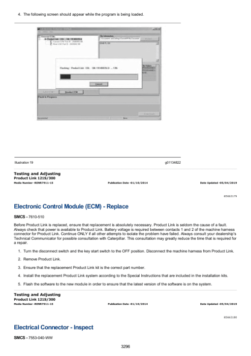 Caterpillar CAT 320C U, 320C LU, 320CLU Excavator Service Repair Manual (PAC00001 and up) - Image 3