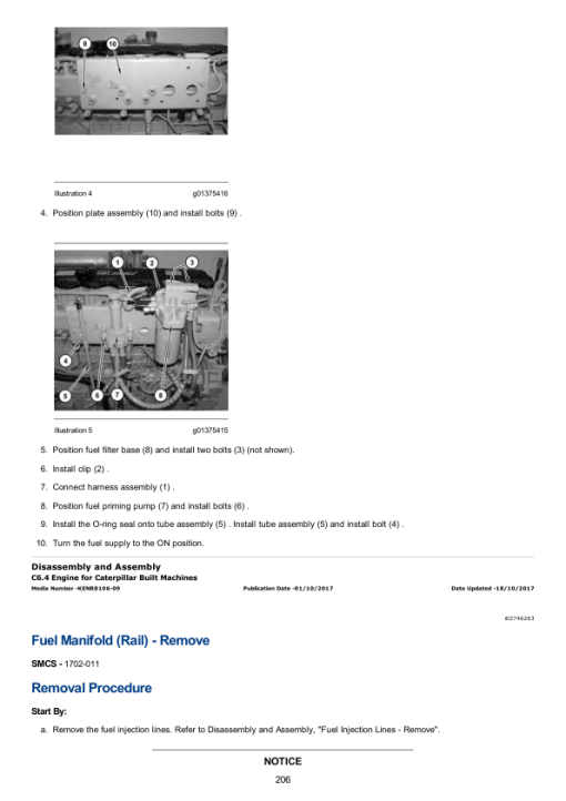 Caterpillar CAT 320D, 320D L Excavator Service Repair Manual (KLM00001 and up) - Image 4