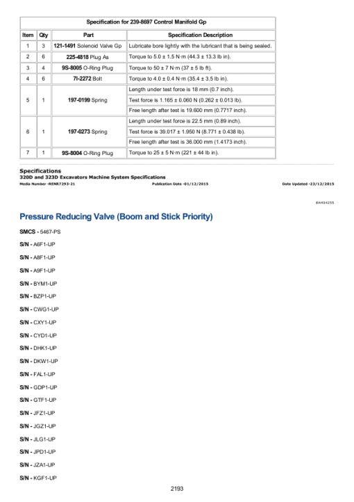 Caterpillar CAT 320D L, 320D LN Excavator Service Repair Manual (GDP00001 and up) - Image 3