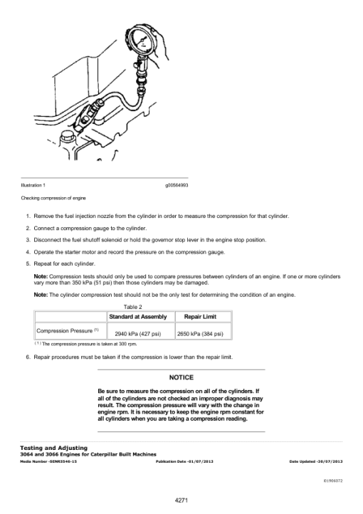 Caterpillar CAT 320DL Excavator Service Repair Manual (SPN00001 and up) - Image 4