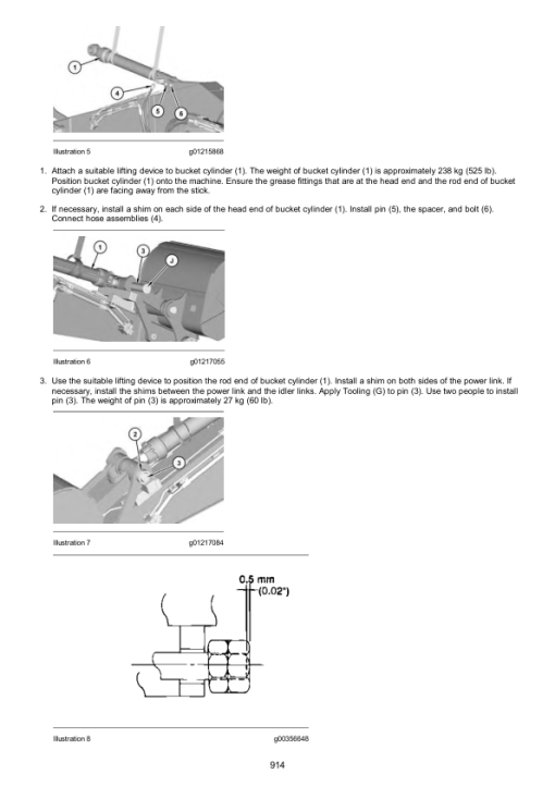 Caterpillar CAT 320E, 320E L, 320E LN Excavator Service Repair Manual (DFG00001 and up) - Image 5