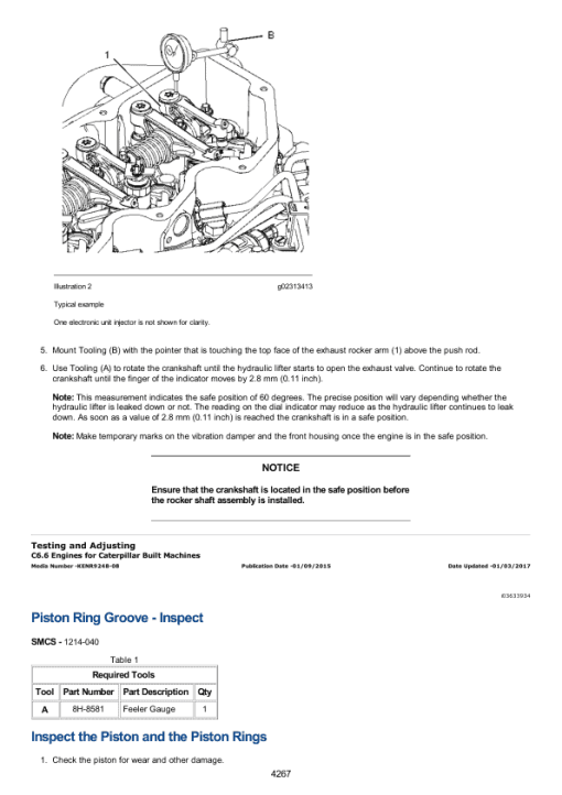 Caterpillar CAT 320E LRR Excavator Service Repair Manual (TFX00001 and up) - Image 3