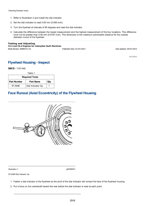 Caterpillar CAT 321C Excavator Service Repair Manual (MCF00001 and up) - Image 2