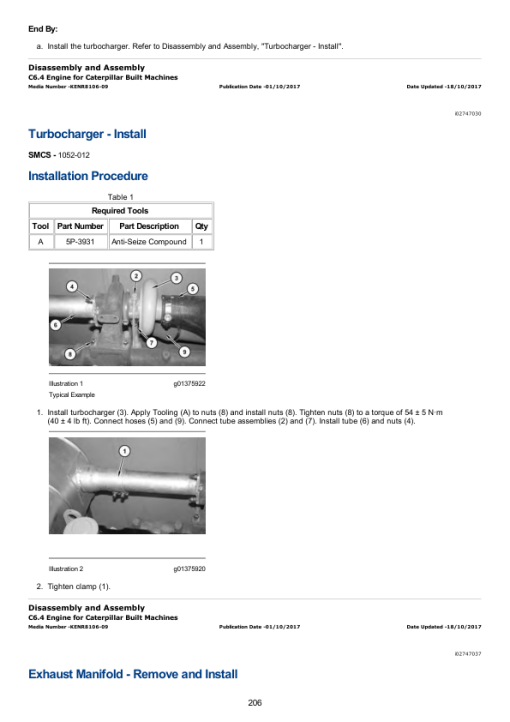 Caterpillar CAT 321D LCR Excavator Service Repair Manual (MPG00001 and up) - Image 2