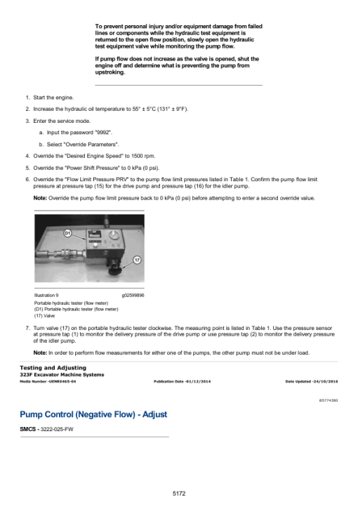 Caterpillar CAT 323F L Excavator Service Repair Manual (YEJ00001 and up) - Image 4