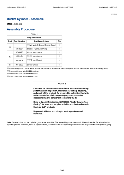 Caterpillar CAT 325B, 325B L Excavator Service Repair Manual (8RR00001 and up) - Image 4