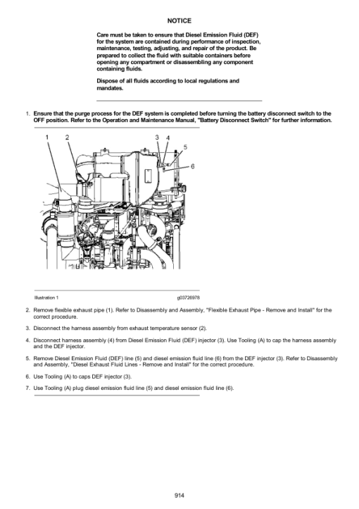 Caterpillar CAT 325F LCR, 325F L Excavator Service Repair Manual (YCA00001 and up) - Image 5