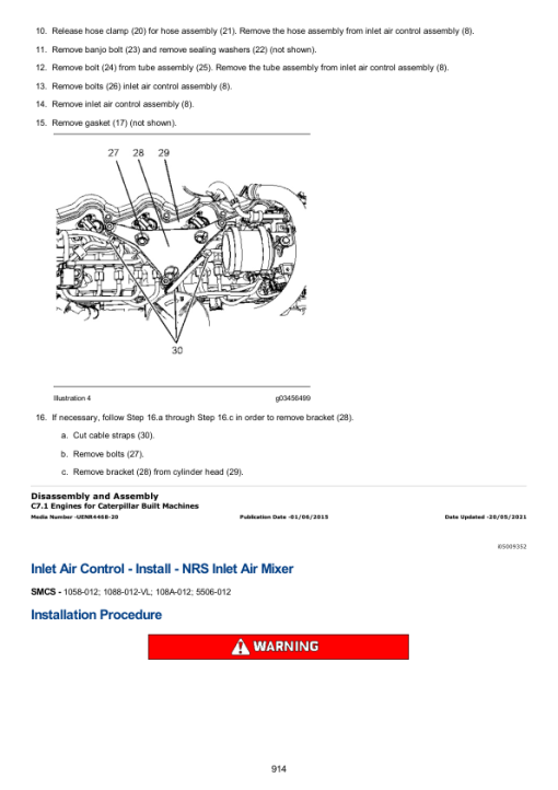 Caterpillar CAT 326F L, 326F LN Excavator Service Repair Manual (HCJ00001 and up) - Image 5