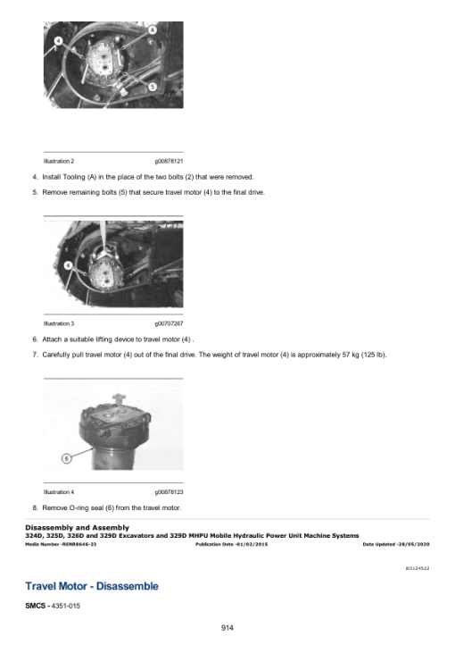 Caterpillar CAT 329DL Excavator Service Repair Manual (JHJ00001 and up) - Image 5