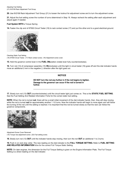 Caterpillar CAT 3304 Engine Machine Service Repair Manual (09Z00001 and up) - Image 3