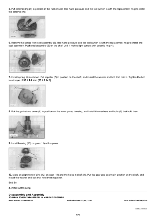 Caterpillar CAT 3306 Engine Machine Service Repair Manual (60Z00001 and up) - Image 5