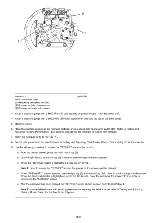 Caterpillar CAT 330D L Excavator Service Repair Manual (H3D00001 and up) - Image 3