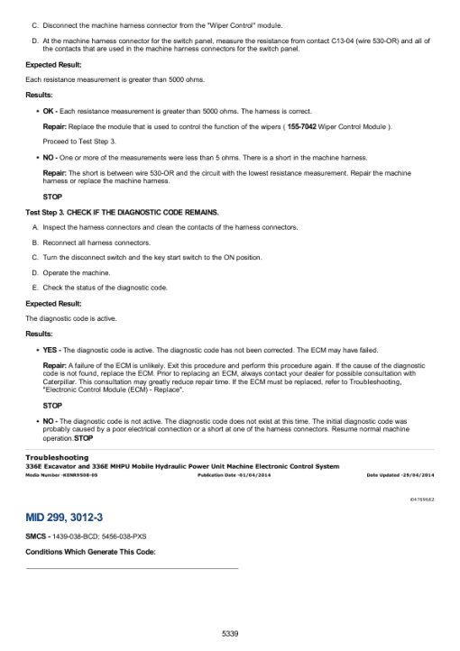 Caterpillar CAT 336F L XE, 336F LN XE Excavator Service Repair Manual (MTW00001 and up) - Image 4