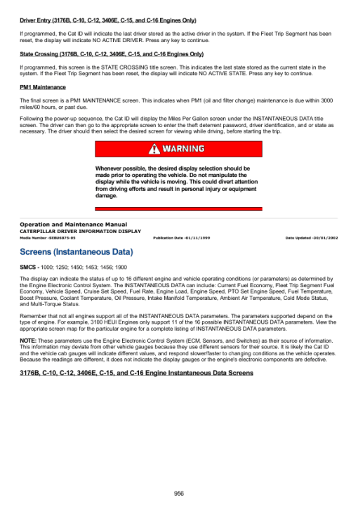 Caterpillar CAT 3406E Truck Engine Service Repair Manual (5DS00001 and up) - Image 5