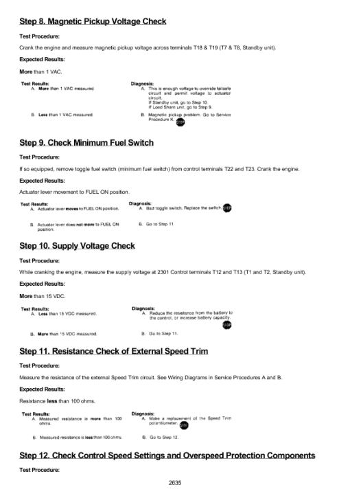 Caterpillar CAT 3412 Marine Engine Service Repair Manual (3JK00001 and up) - Image 2