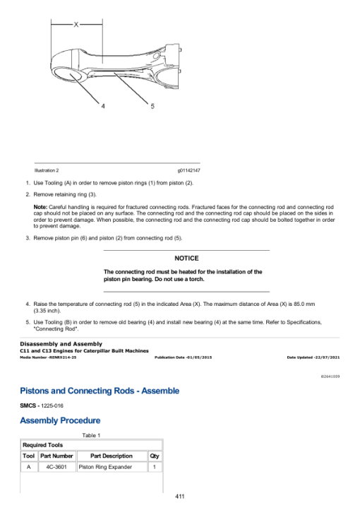 Caterpillar CAT 345C, 345C L Excavator Service Repair Manual (SPC00001 and up) - Image 5