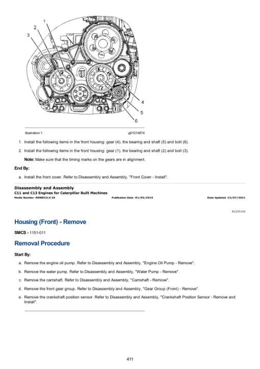 Caterpillar CAT 345C L Excavator Service Repair Manual (S5M00001 and up) - Image 4