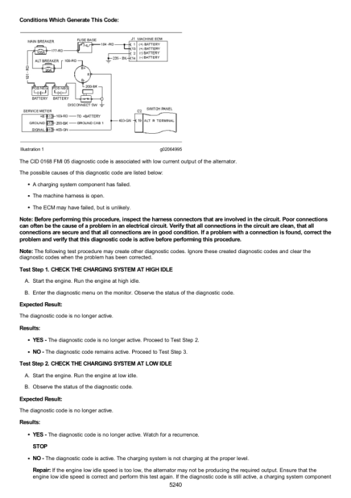 Caterpillar CAT 120H ES Motor Grader Service Repair Manual (6NM00001 and up) - Image 4