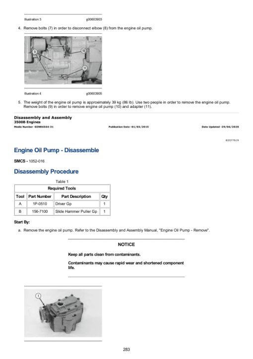 Caterpillar CAT 3512B Marine Engine Service Repair Manual (MRG00001 and up) - Image 4