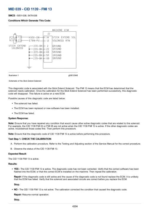 Caterpillar CAT 390D Excavator Service Repair Manual (KCZ00001 and up) - Image 6