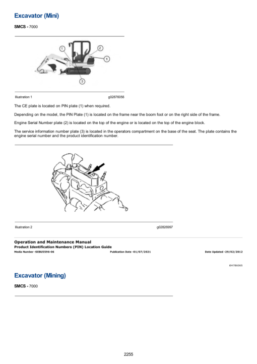 Caterpillar CAT 416D Backhoe Loader Service Repair Manual (BFP12900 and up) - Image 3