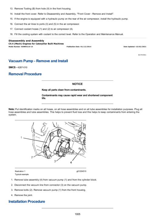 Caterpillar CAT 420F Backhoe Loader Service Repair Manual (LKH00001 and up) - Image 2