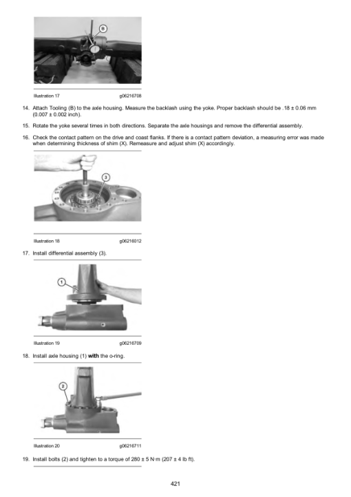 Caterpillar CAT 420F Backhoe Loader Service Repair Manual (LKH00001 and up) - Image 4